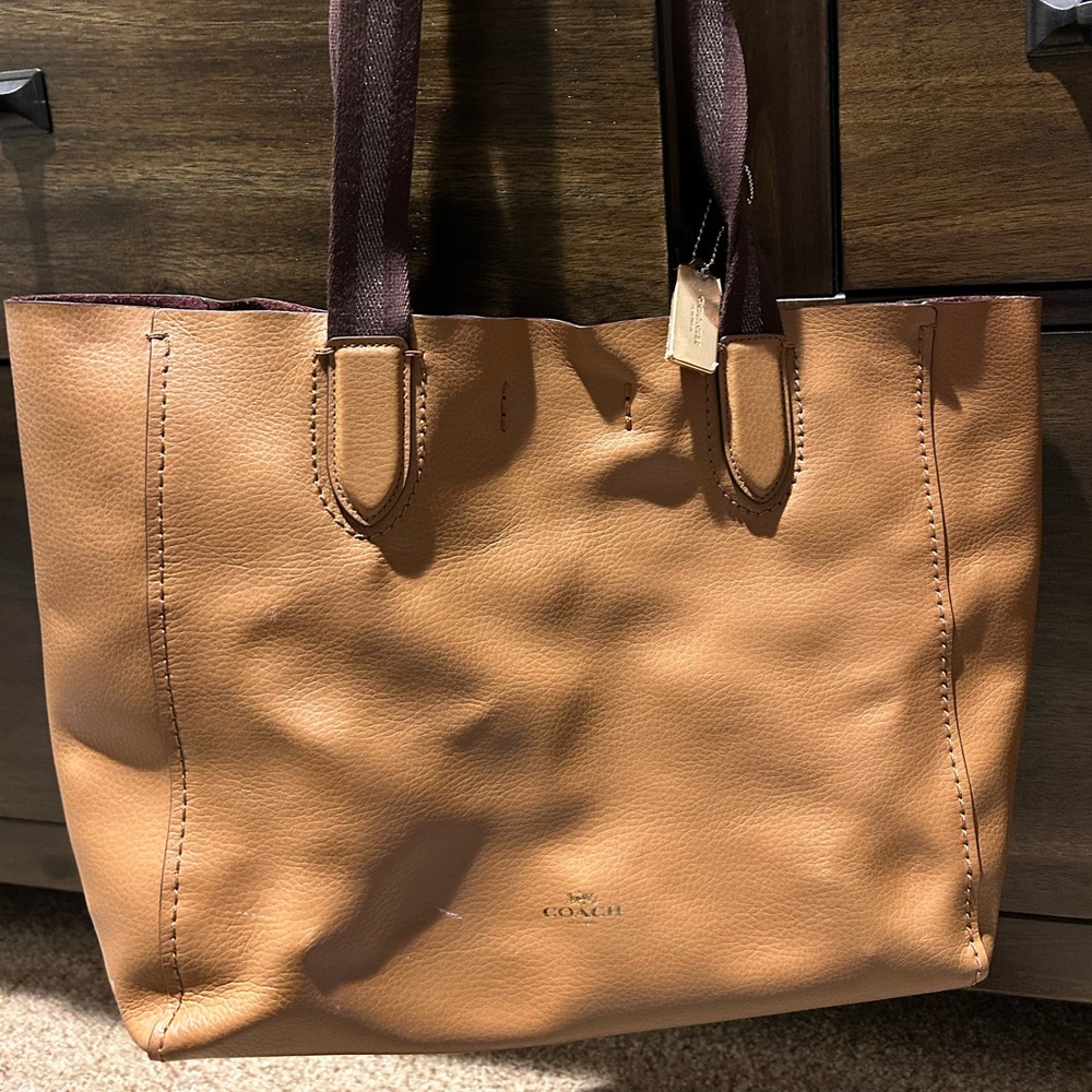 Medium Tan Coach Purse